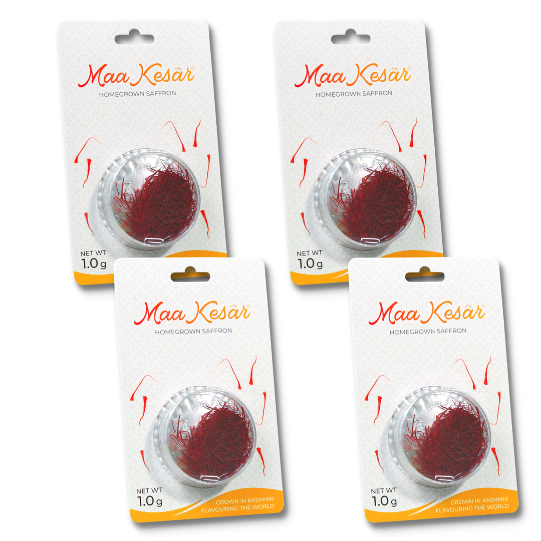 Maa Kesar -  1g pack of 4